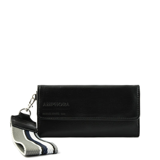 Villazon large black wallet