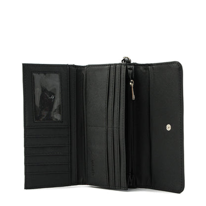 Villazon large black wallet