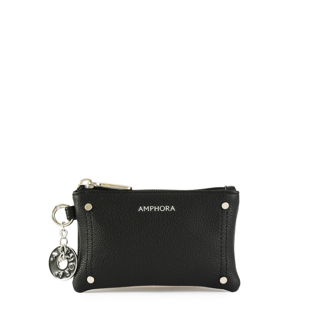 Alina small black rectangular purse