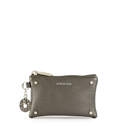 Dark silver Alina small rectangular purse