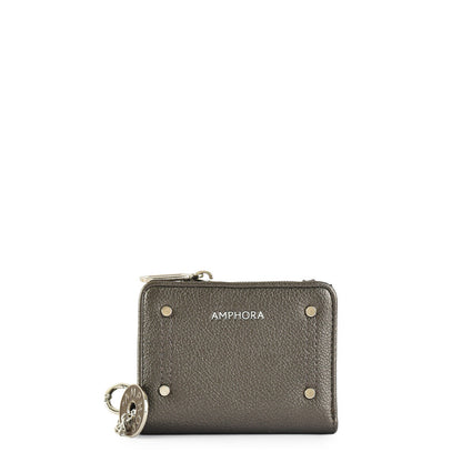 Small dark silver Alina wallet