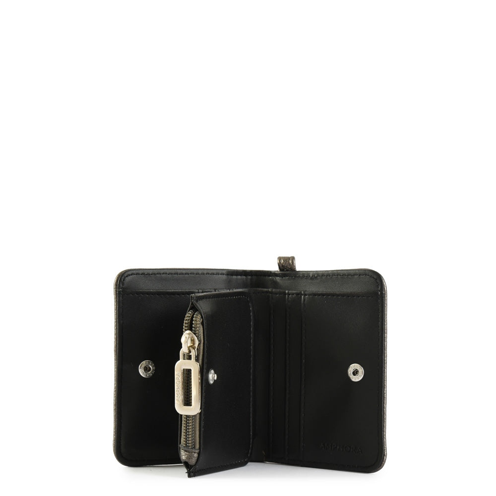 Small dark silver Alina wallet