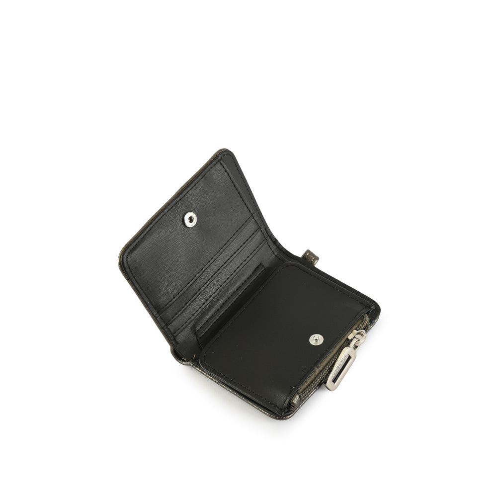 Small dark silver Alina wallet
