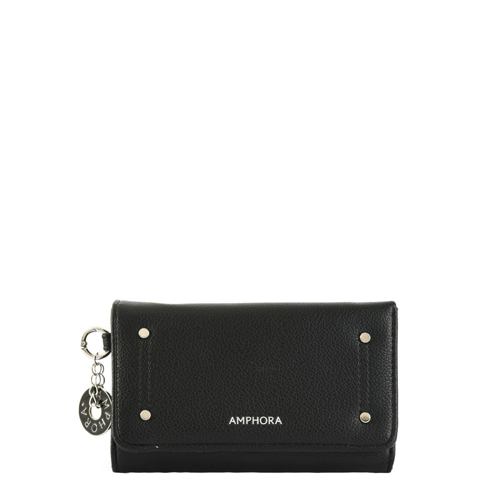 Medium black alina wallet