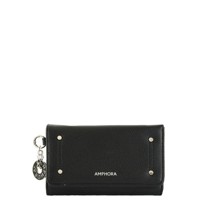 Medium black alina wallet
