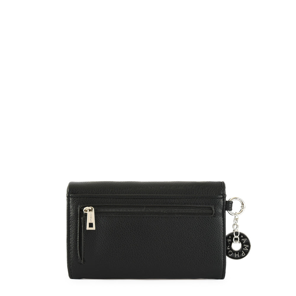 Medium black alina wallet