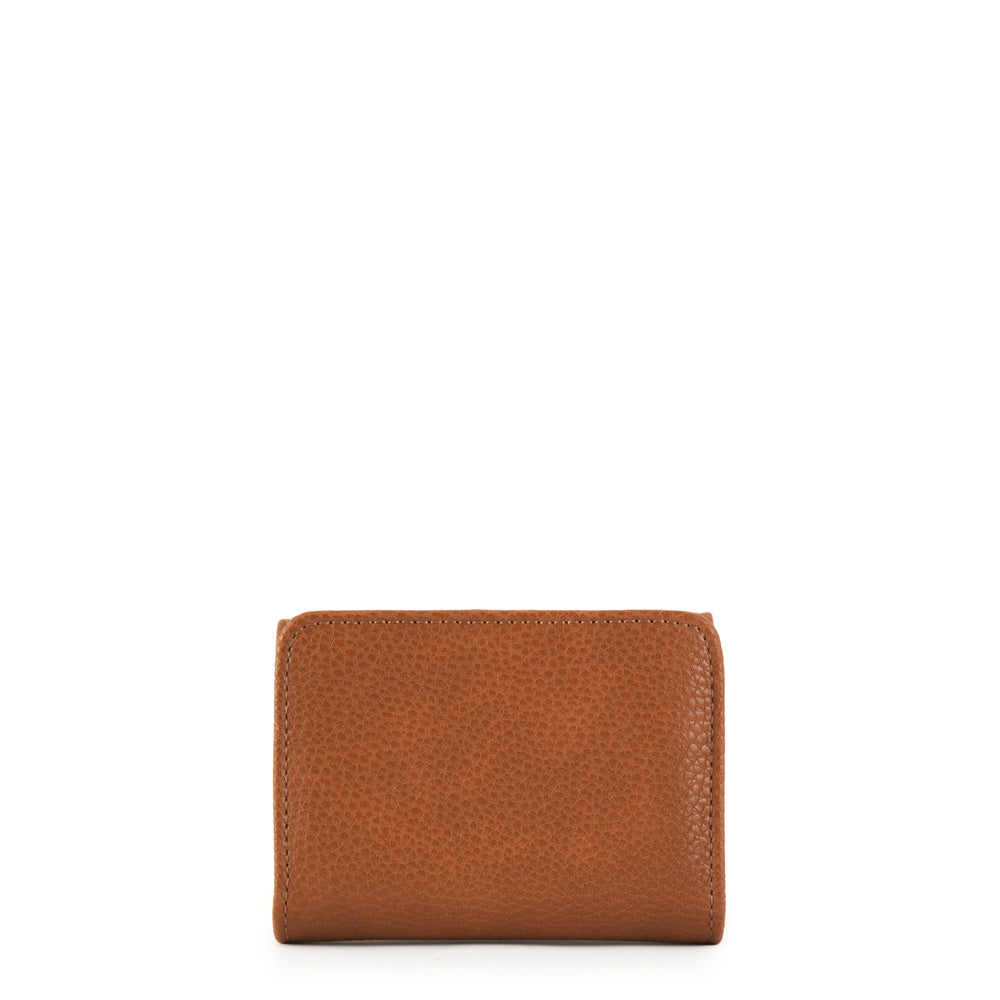 Aina camel small exterior closure wallet