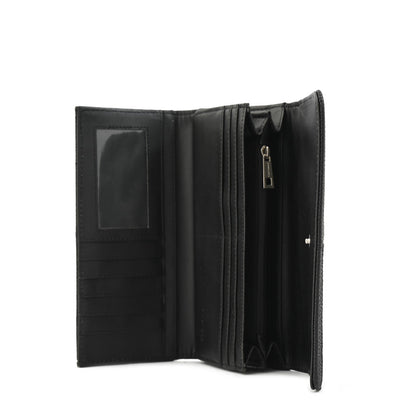 Large black aina wallet