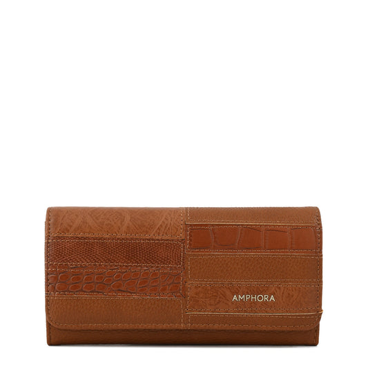 Large aina camel wallet