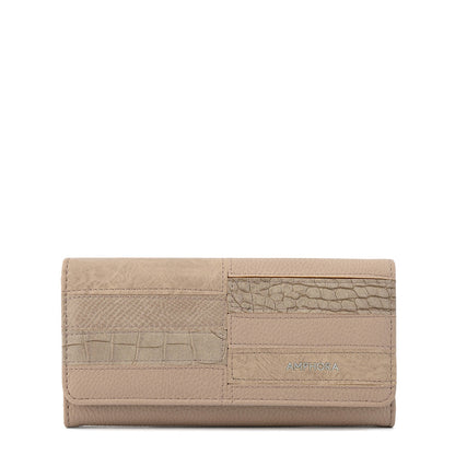 Large aina taupe wallet