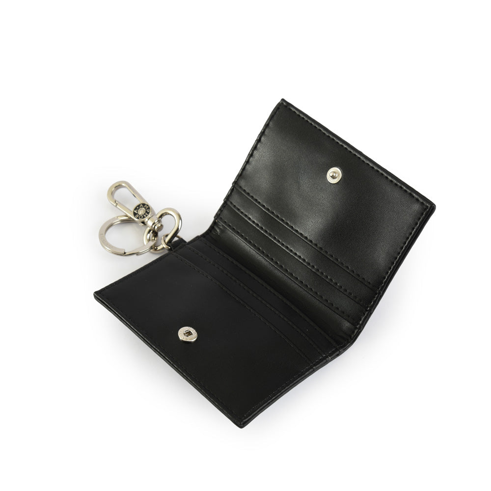 Hanging mouche black card holder