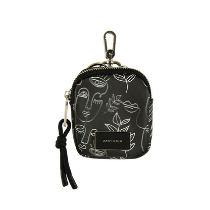 Hanging black picasso purse