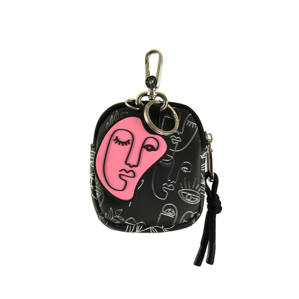 Hanging black picasso purse