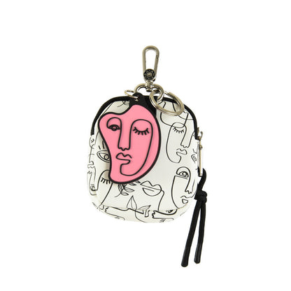 Hanging white Picasso purse