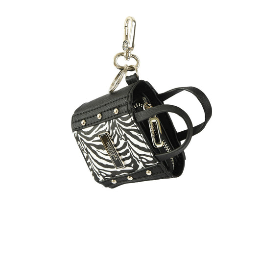 Hanging purse glam punk black