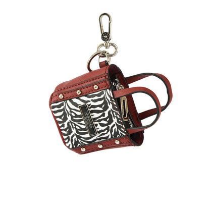 Hanging purse glam punk burgundy