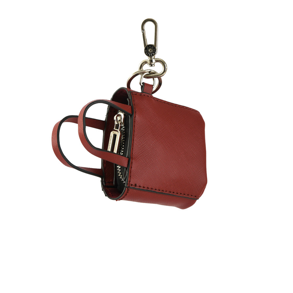 Hanging purse glam punk burgundy