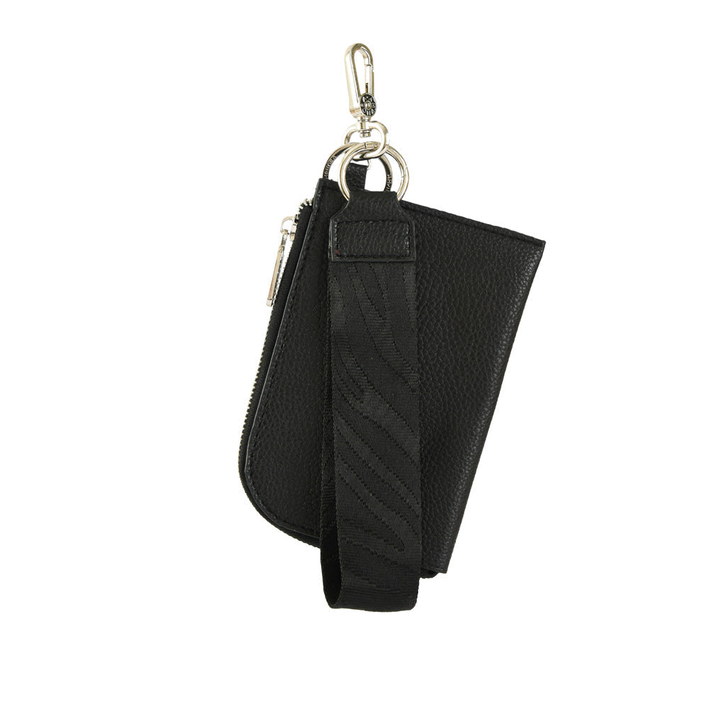 Hanging black sable purse