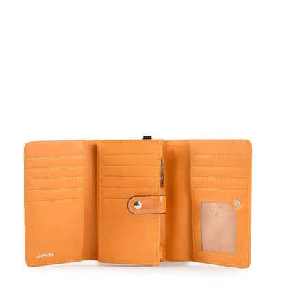 Camel marguerite medium accordion wallet