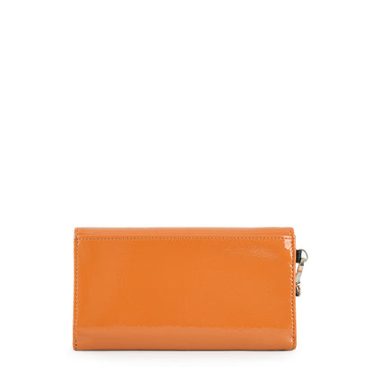 Large camel marguerite wallet