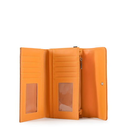 Large camel marguerite wallet