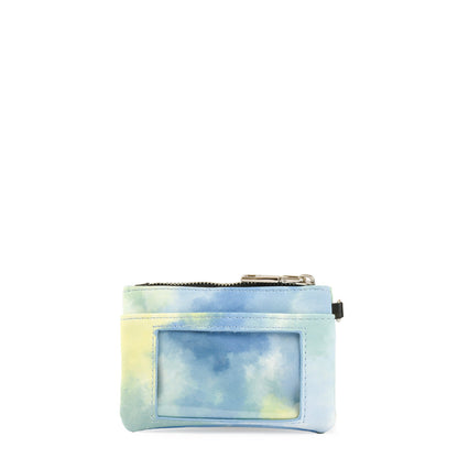 Light blue nuages purse with front pocket