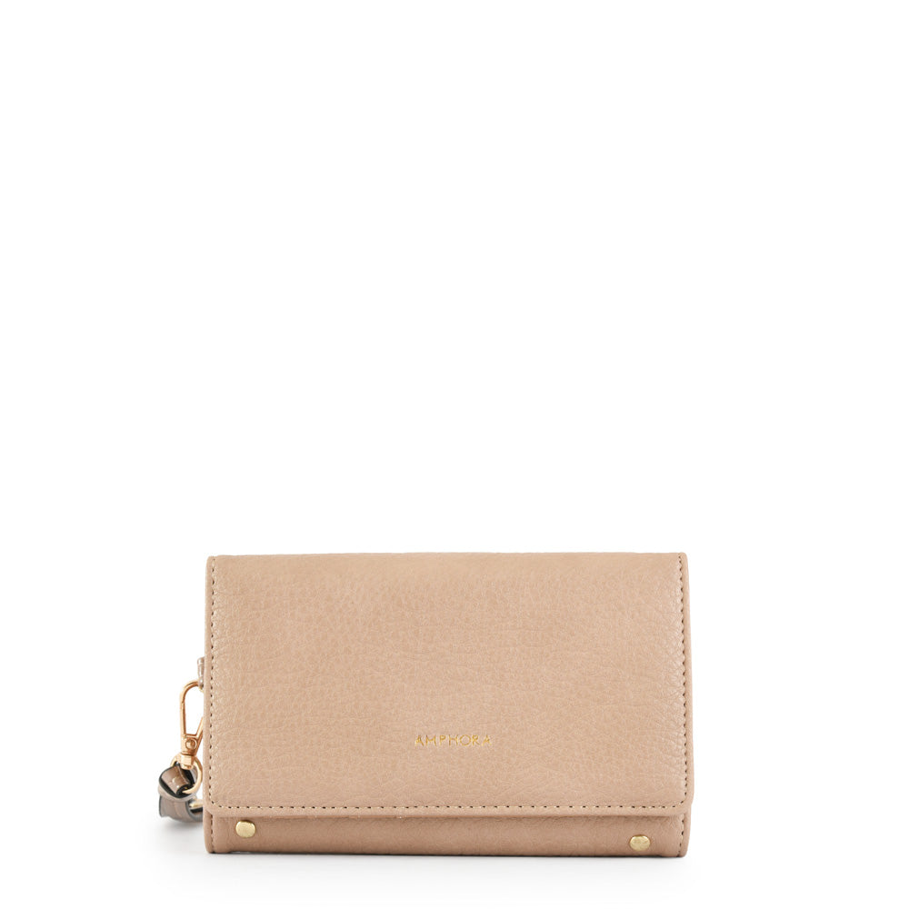 Medium Douce Beige Accordion Wallet