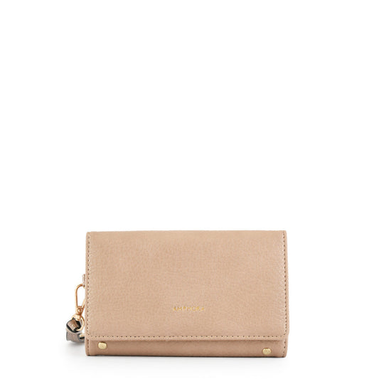 Medium Douce Beige Accordion Wallet