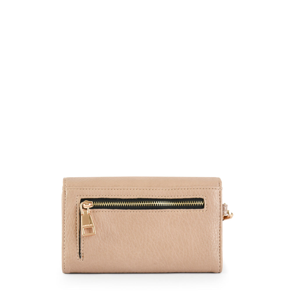 Medium Douce Beige Accordion Wallet