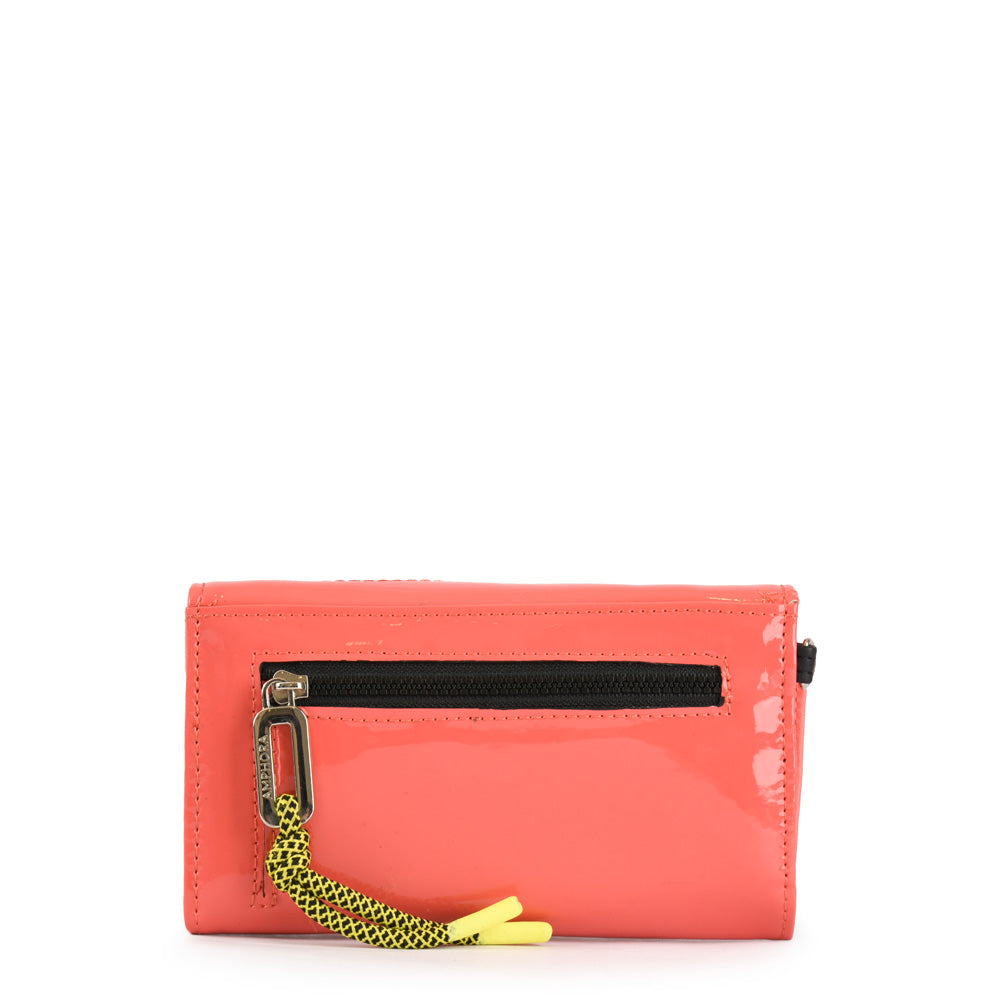 Danae Coral Medium Accordion Wallet