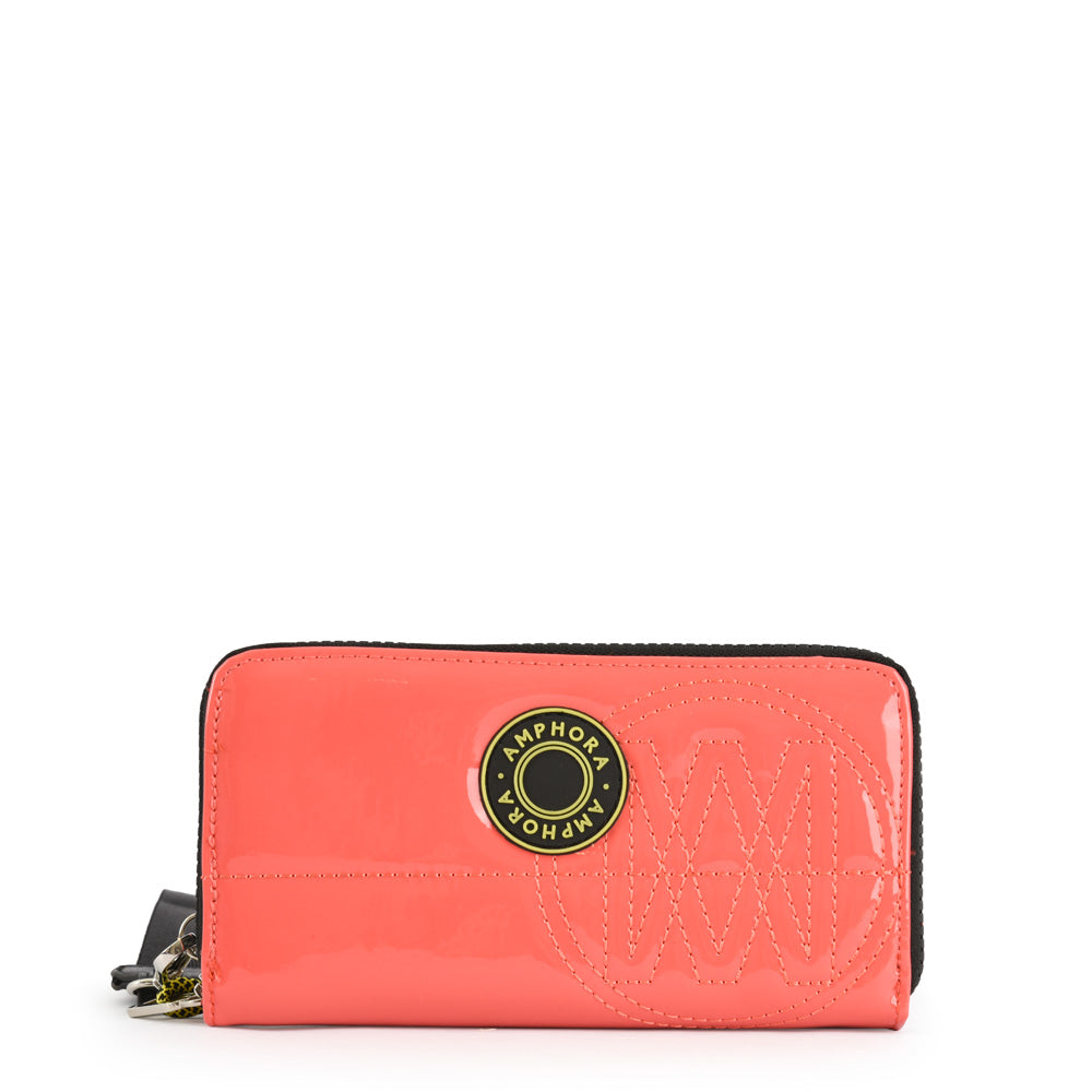 Danae Coral Large Case Wallet