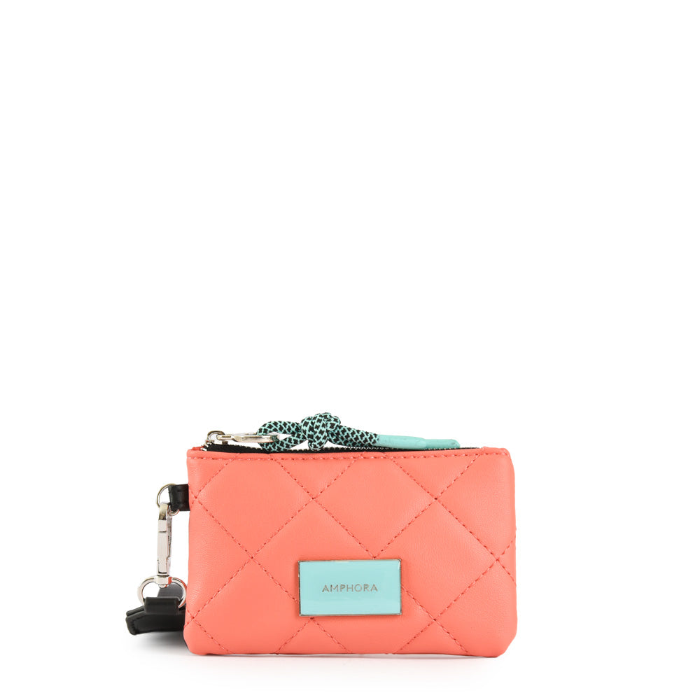 Coral rectangular Ariatna purse