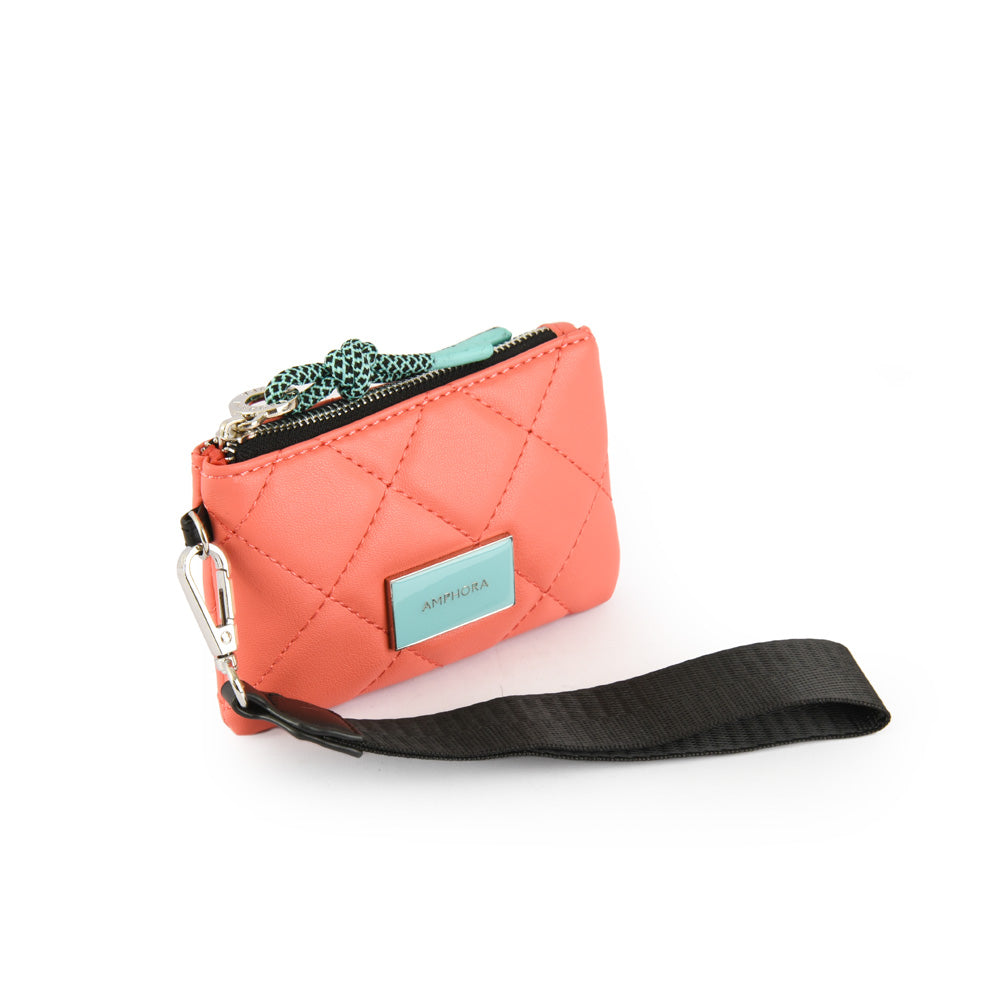 Coral rectangular Ariatna purse