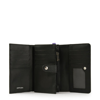 Louvre Medium Accordion Wallet Black