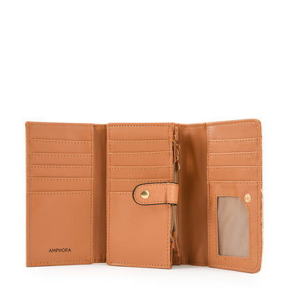 Medium Louvre Beige Accordion Wallet