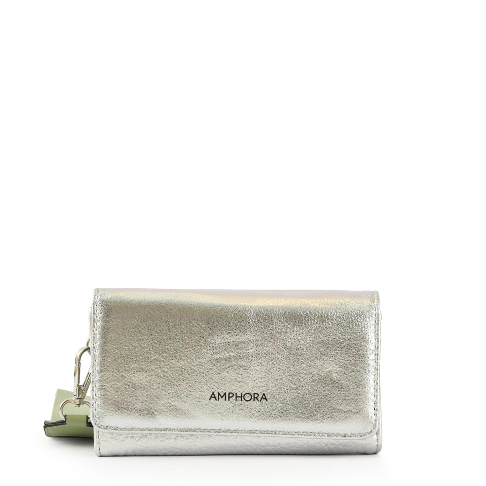 Medium Louvre Silver Accordion Wallet