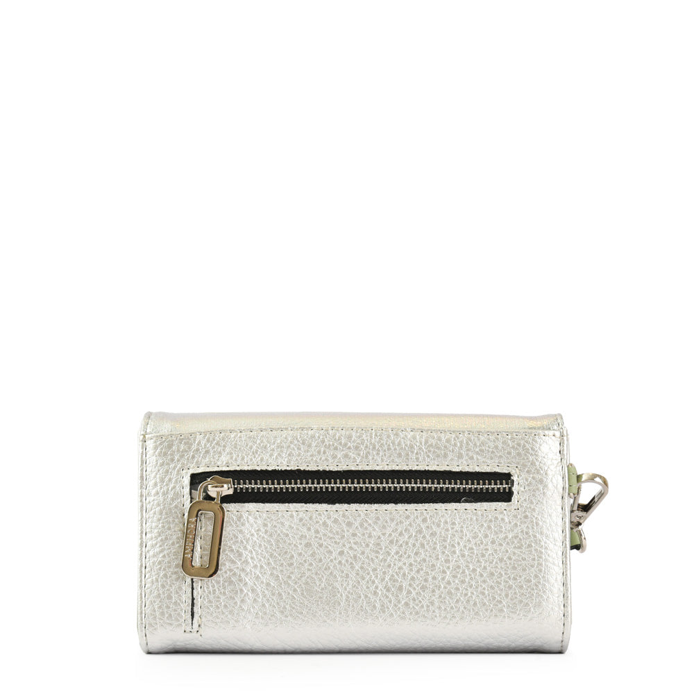 Medium Louvre Silver Accordion Wallet