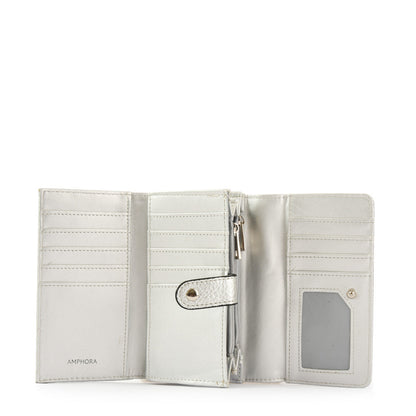 Medium Louvre Silver Accordion Wallet