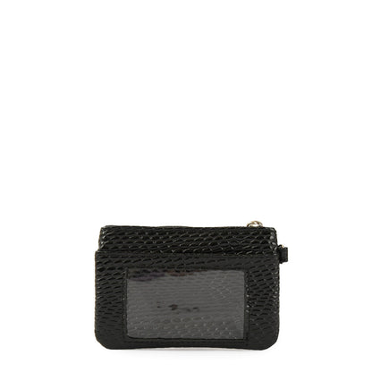 Salma black rectangular purse