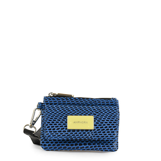 Salma blue rectangular purse