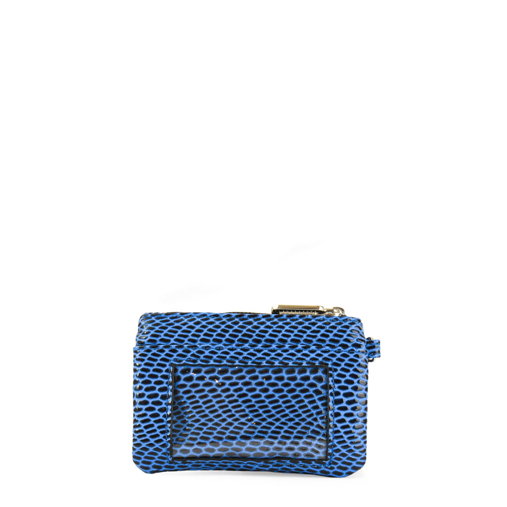 Salma blue rectangular purse