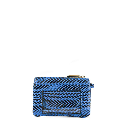 Salma blue rectangular purse