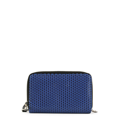 Salma Blue Large Exterior Closure Wallet