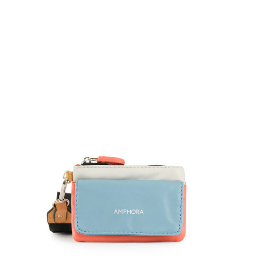 Meg coral rectangular purse