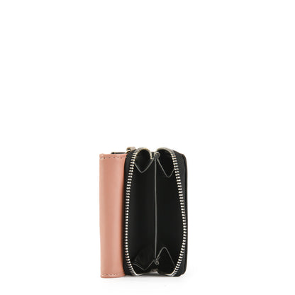 Small black meg exterior closure wallet