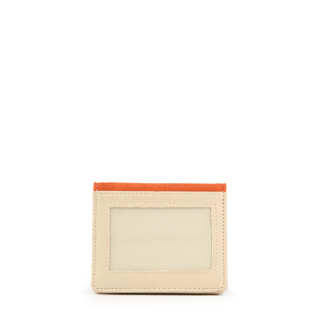 Card holder with beige bridget window