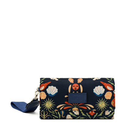 Elena ho large dark blue wallet