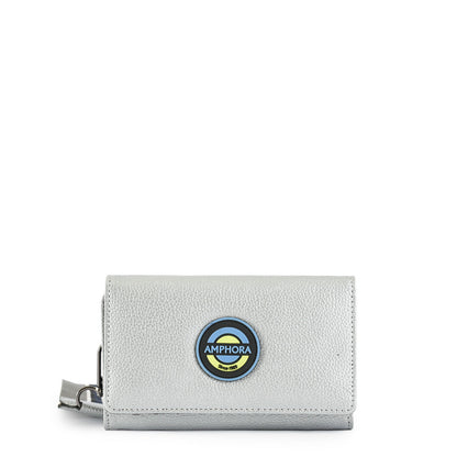 Medium Accordion Wallet Rotterdam Silver