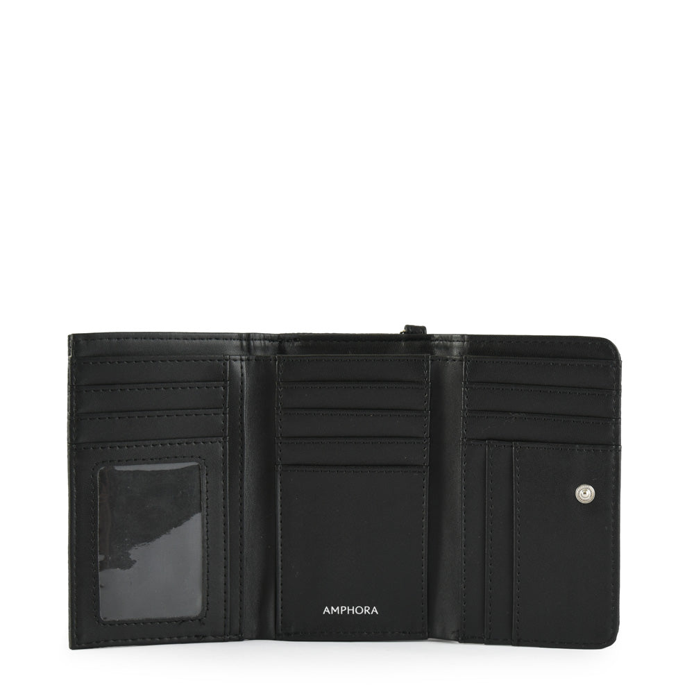 Galia black medium wallet