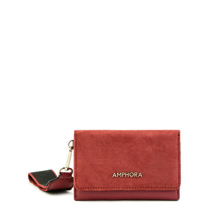 Galia burgundy medium wallet